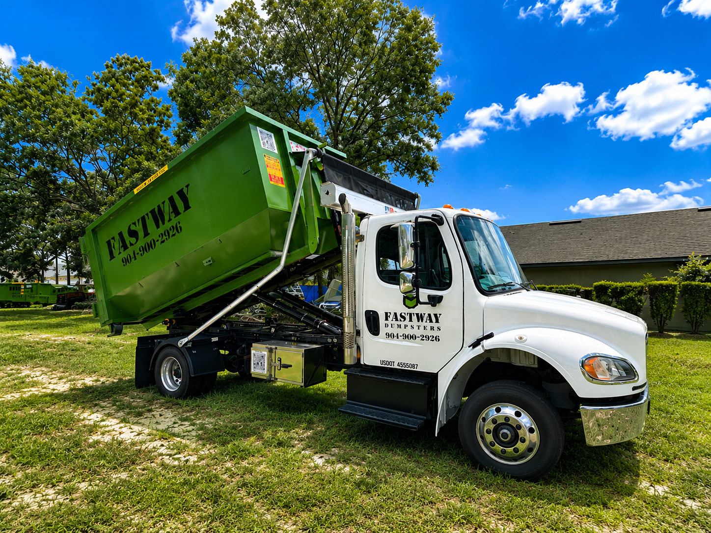 FastWay Dumpsters roll-off dumpster delivery Jacksonville FL