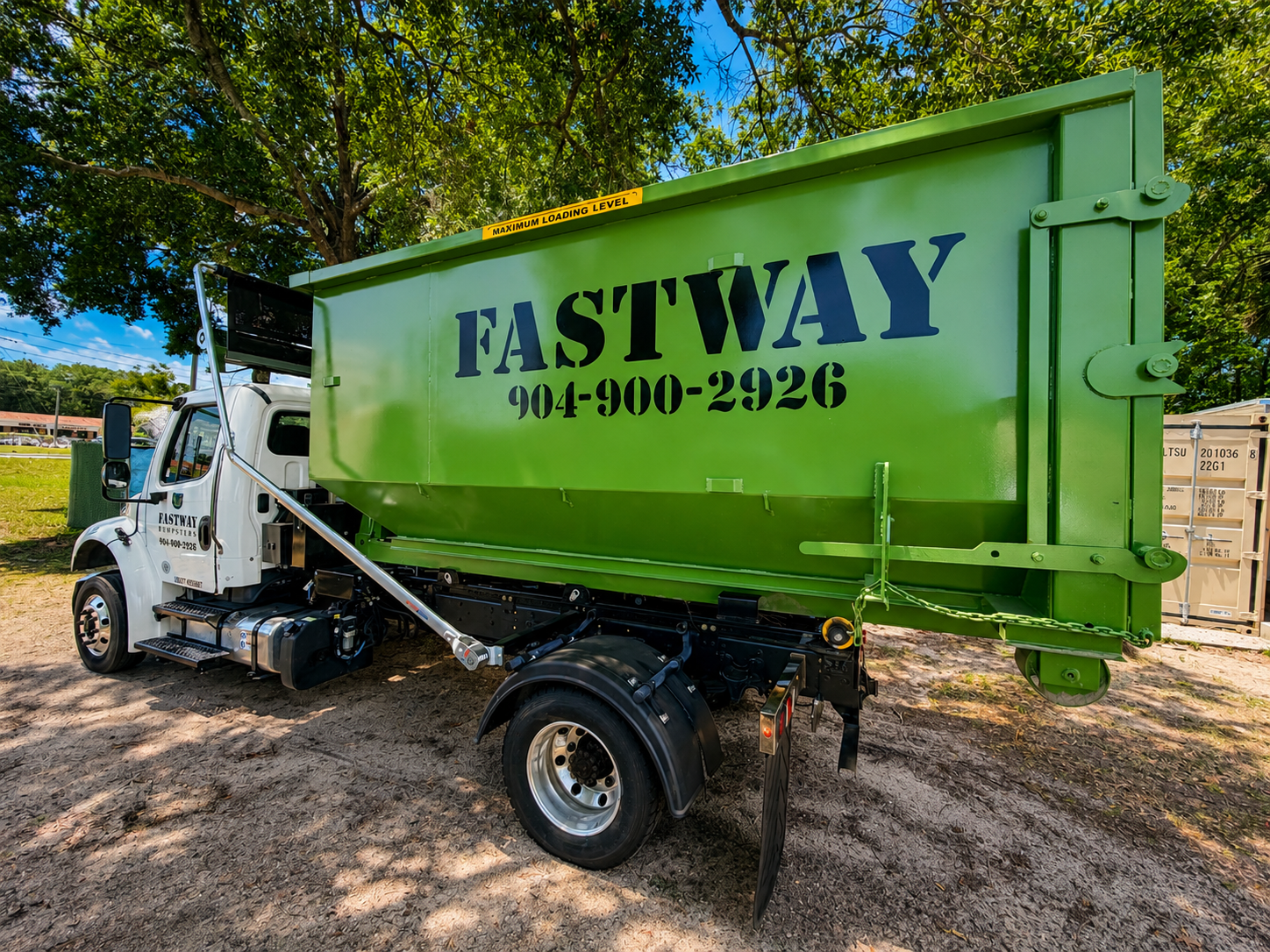 FastWay Dumpsters delivery Jacksonville FL