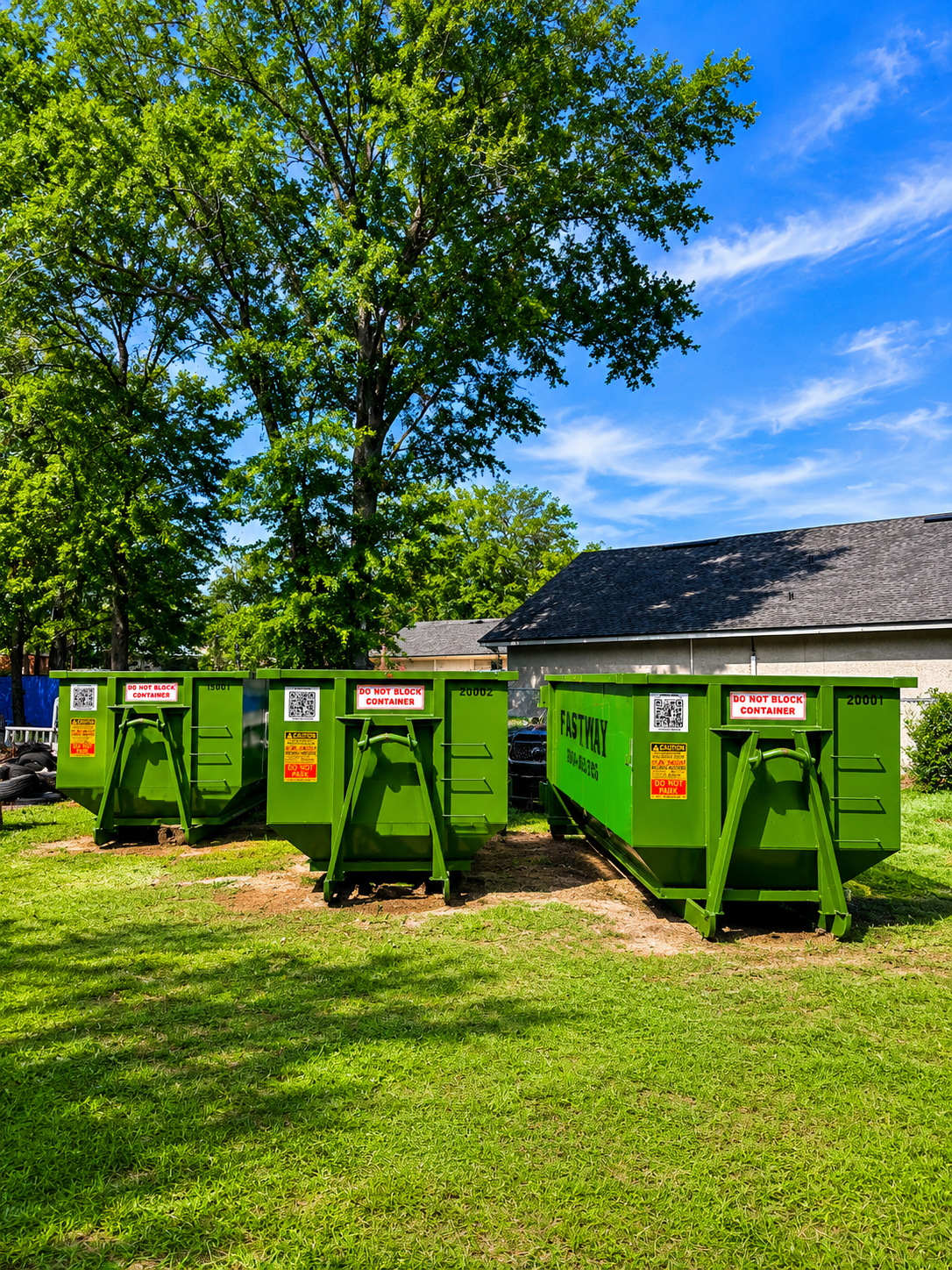 FastWay Dumpsters Jacksonville FL
